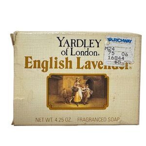 Vintage 1979 Yardley of London ENGLISH LAVENDER FRAGRANCED BAR SOAP 4.25 oz. NOS